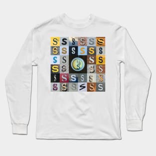 Nick's Type Art: S Long Sleeve T-Shirt